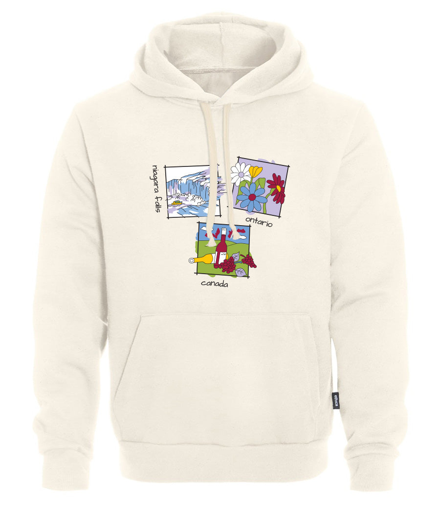 Canadiana Scenes - Hooded sweatshirt (unisex)