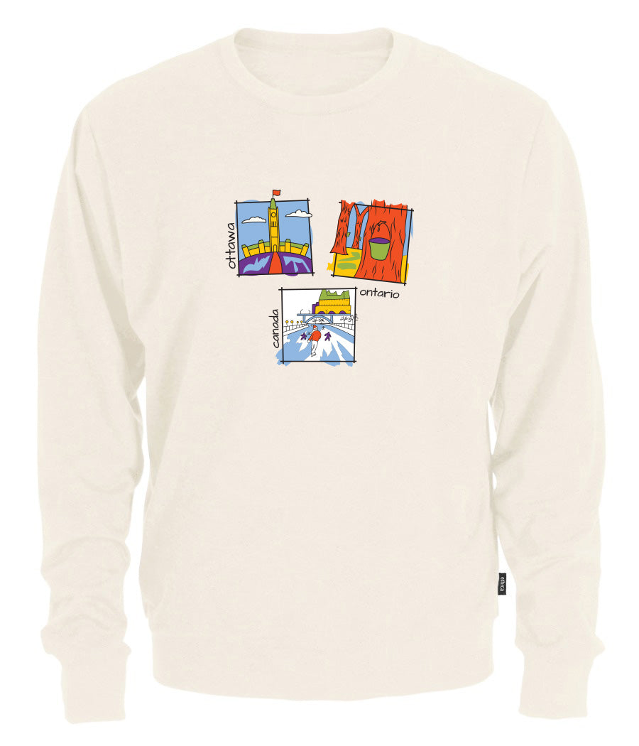 Canadiana Scenes - Crewneck sweatshirt (unisex)
