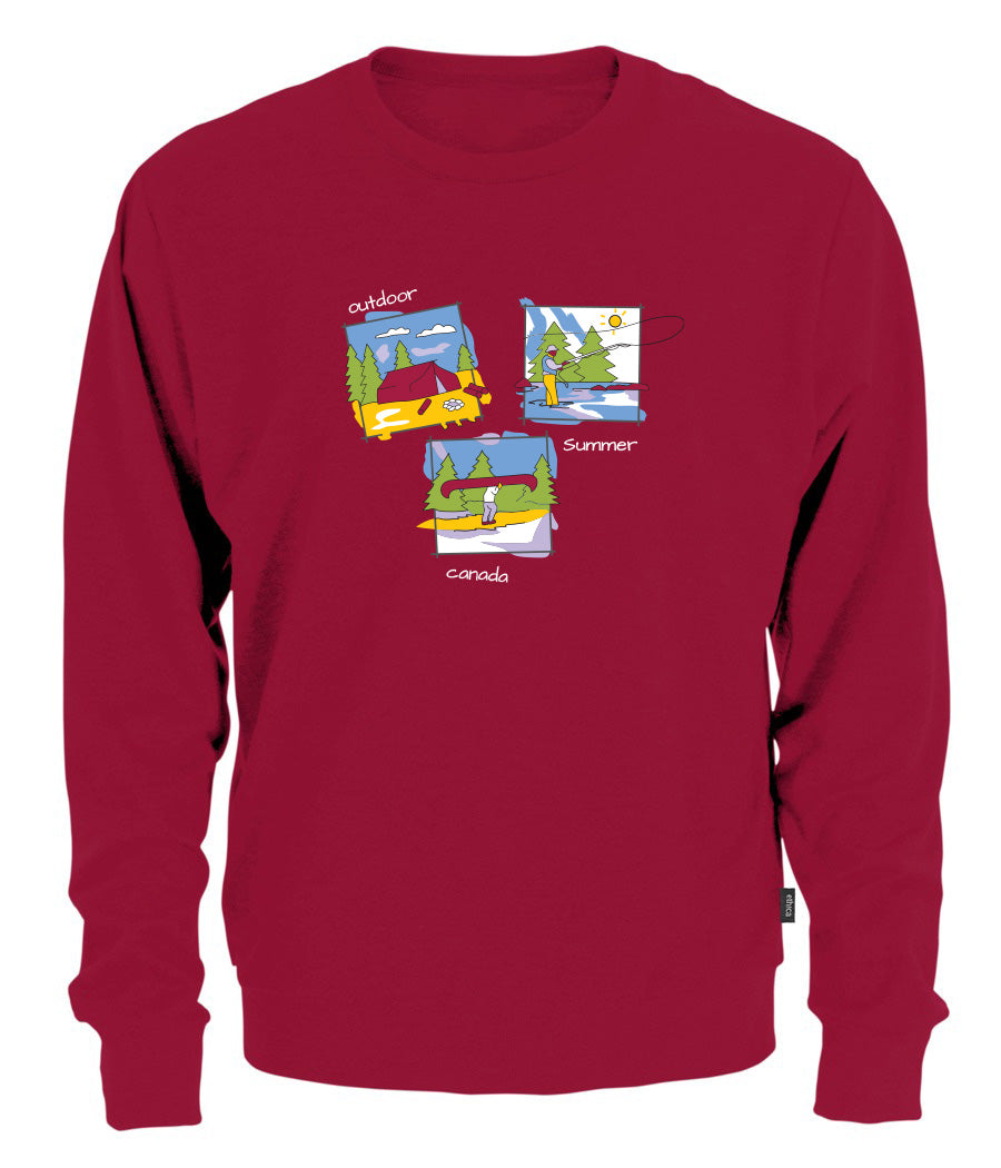 Canadiana Scenes - Crewneck sweatshirt (unisex)