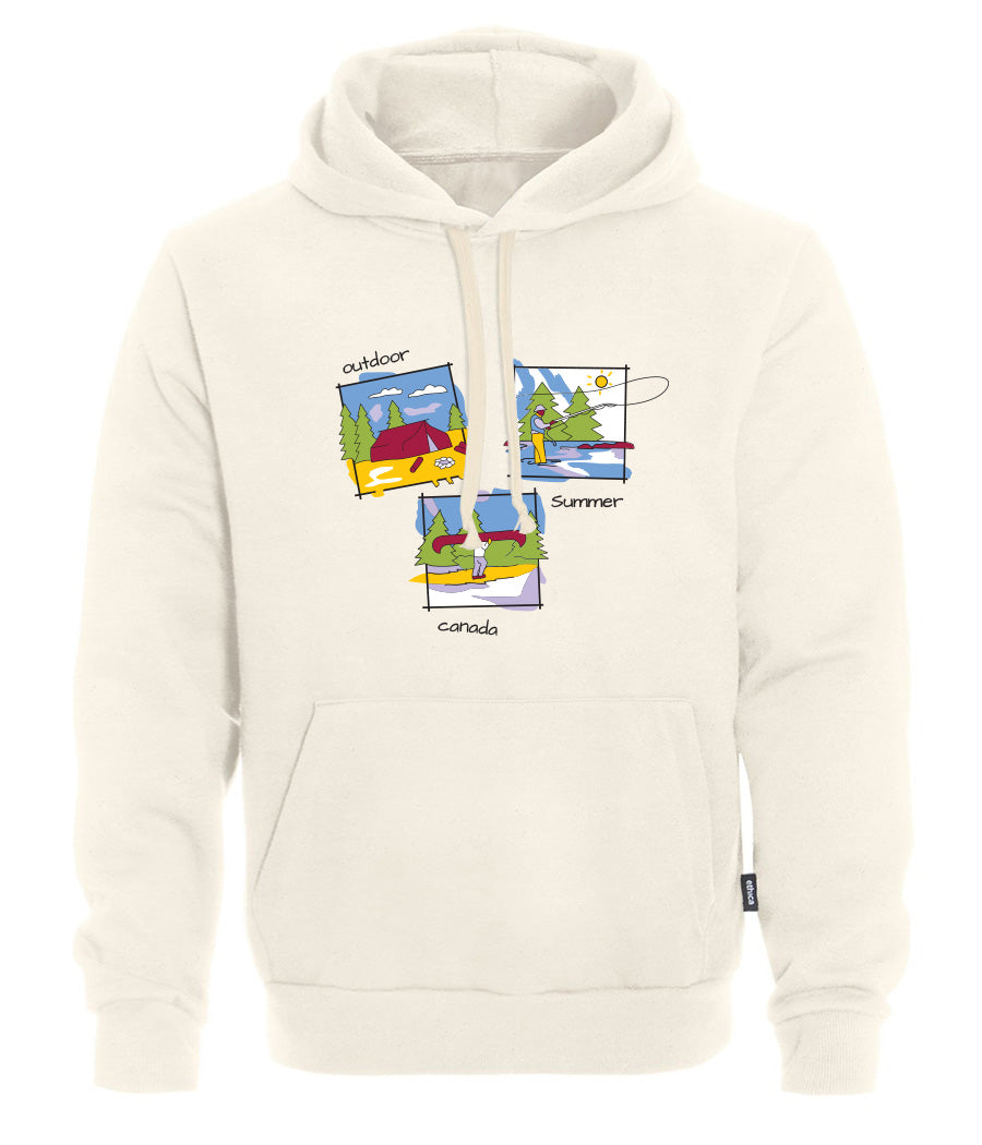 Canadiana Scenes - Hooded sweatshirt (unisex)