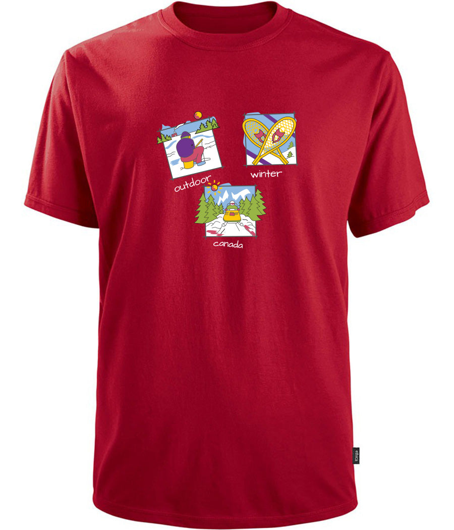 Canadiana Scenes - Short sleeve t-shirt (unisex)