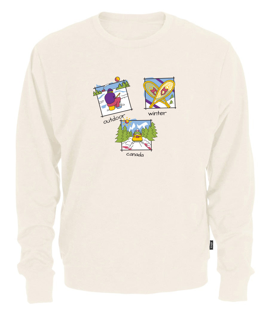 Canadiana Scenes - Crewneck sweatshirt (unisex)