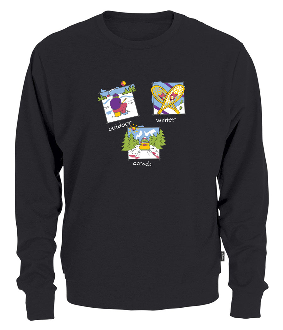 Canadiana Scenes - Crewneck sweatshirt (unisex)