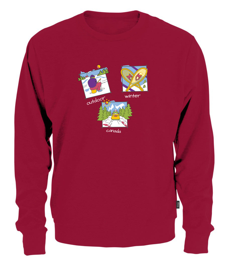Canadiana Scenes - Crewneck sweatshirt (unisex)