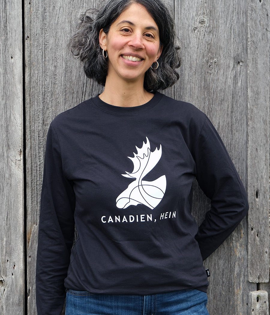 Proud Canadian, Eh / Canadien, Hein - Long sleeve t-shirt (unisex)