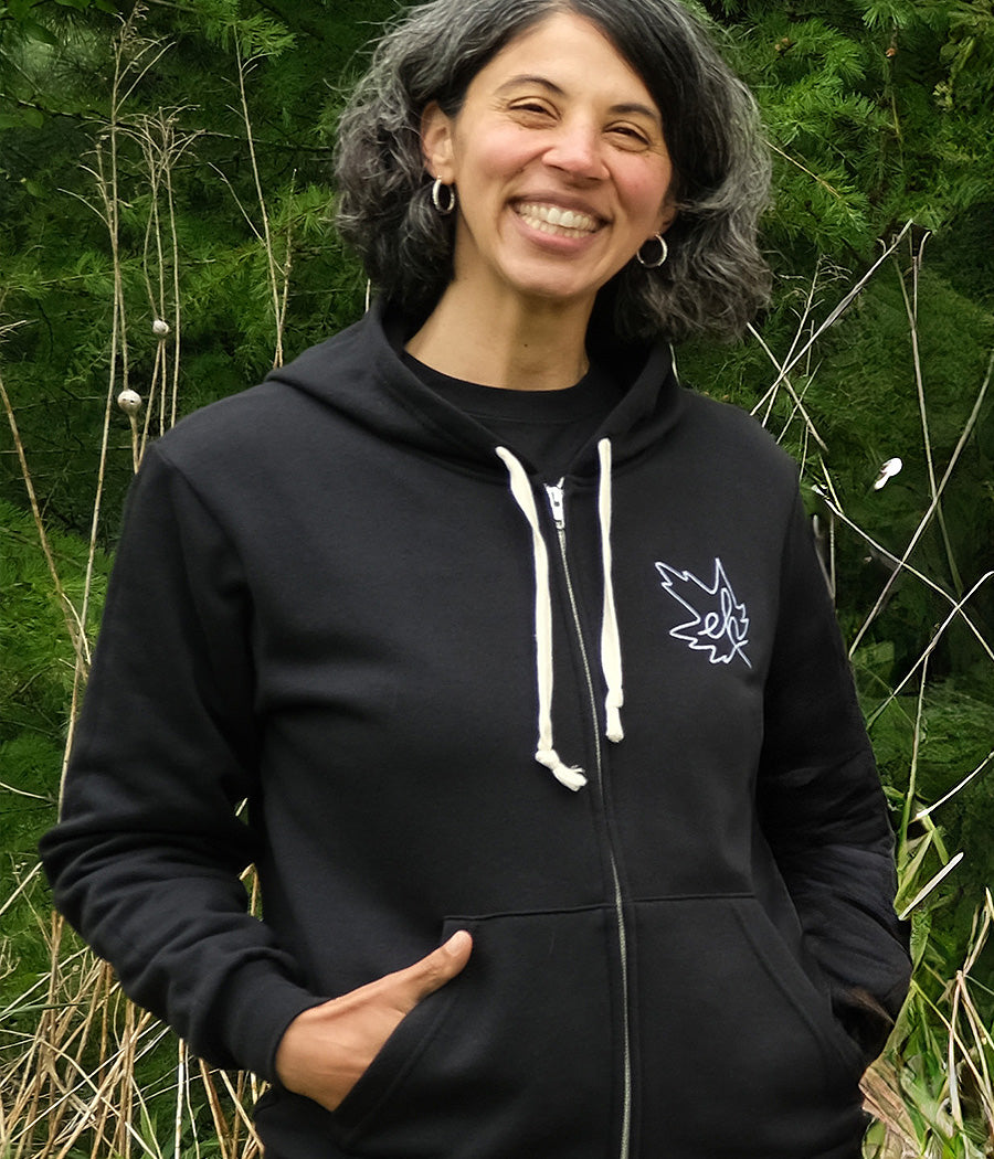 Eh Leaf - Hooded full zip sweatshirt (unisex)
