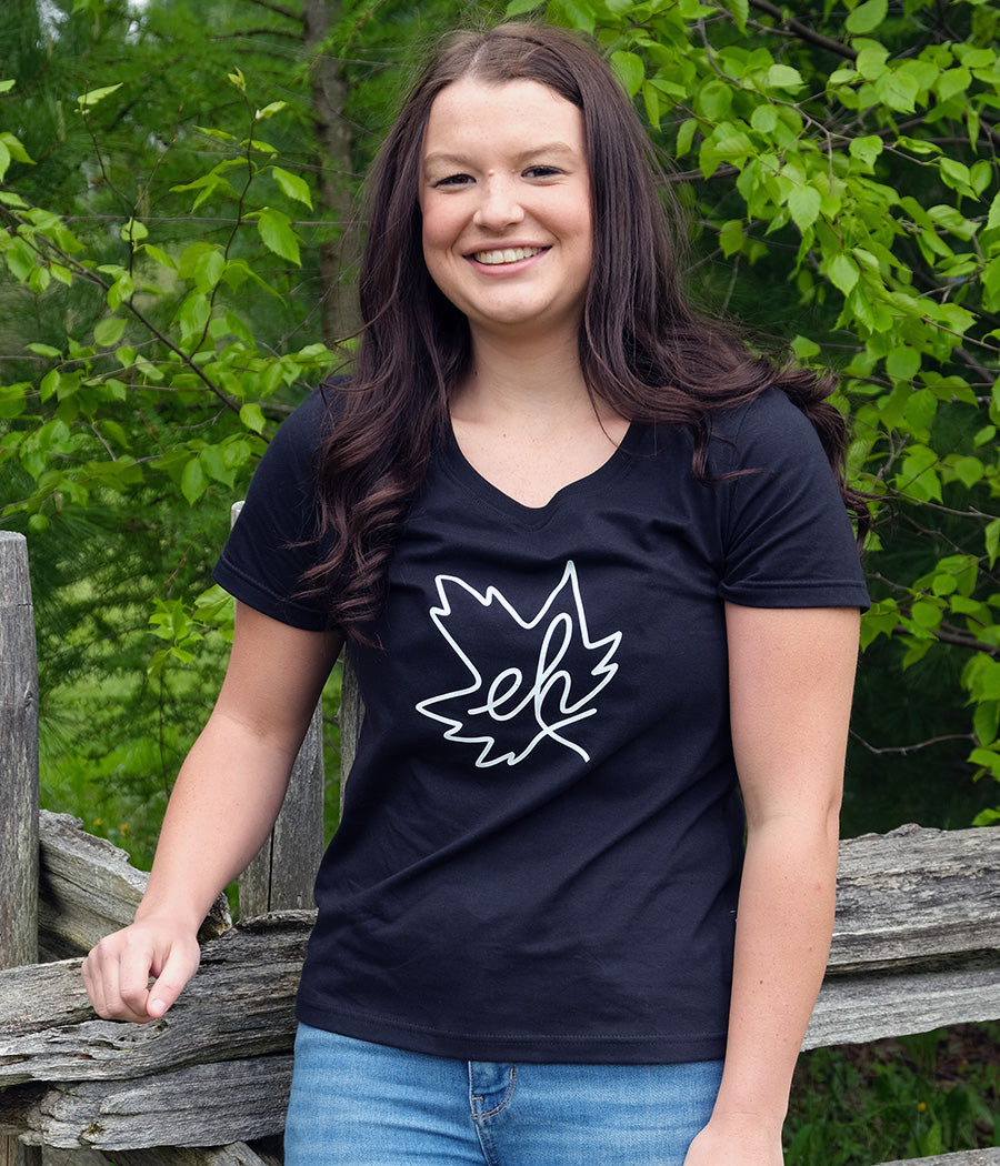 Eh Leaf - Short sleeve t-shirt (ladies)