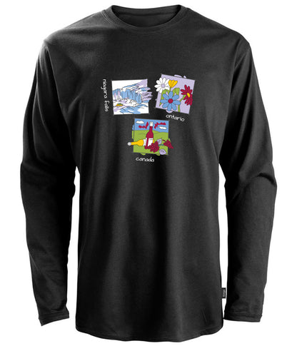 Canadiana Scenes - Long sleeve t-shirt (unisex)