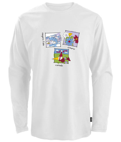 Canadiana Scenes - Long sleeve t-shirt (unisex)