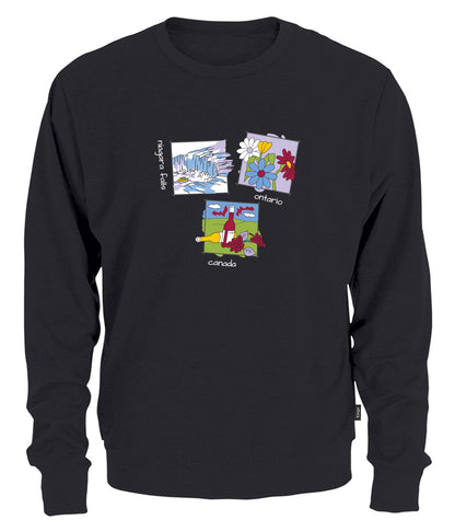 Canadiana Scenes  - Crewneck sweatshirt (unisex)