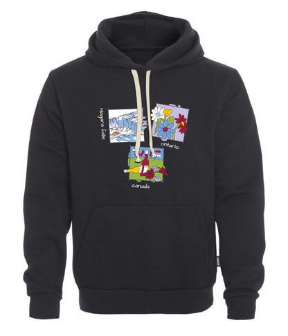 Canadiana Scenes - Hooded sweatshirt (unisex)
