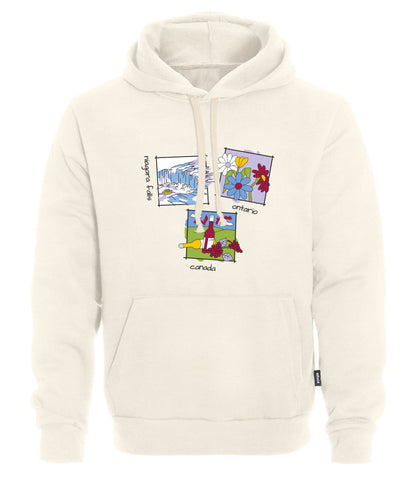 Canadiana Scenes - Hooded sweatshirt (unisex)