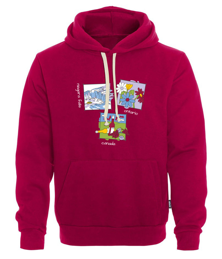 Canadiana Scenes - Hooded sweatshirt (unisex)
