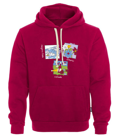 Canadiana Scenes - Hooded sweatshirt (unisex)