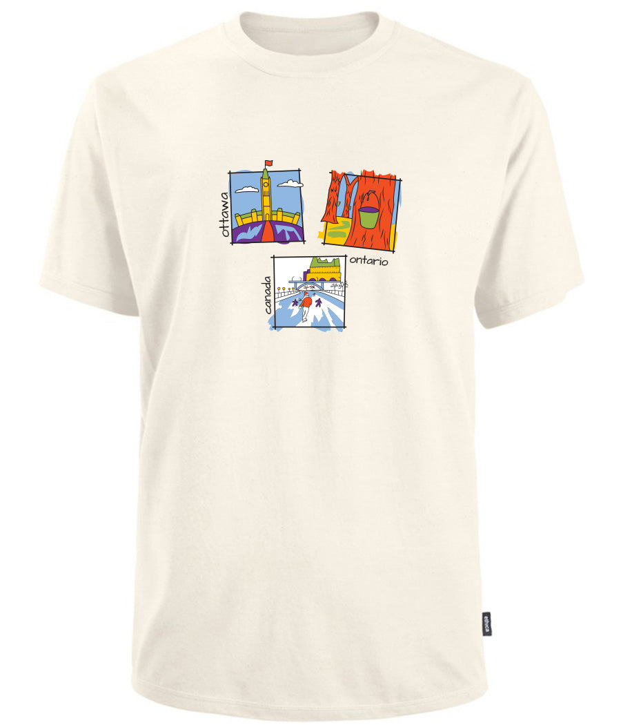 Canadiana Scenes - Short sleeve t-shirt (unisex)
