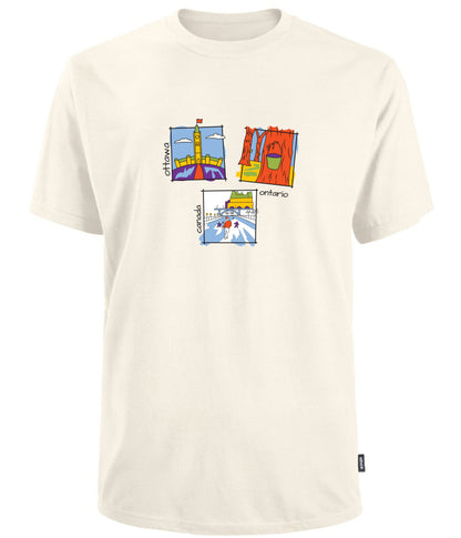 Canadiana Scenes - Short sleeve t-shirt (unisex)