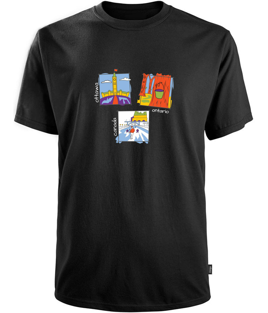 Canadiana Scenes - Short sleeve t-shirt (unisex)