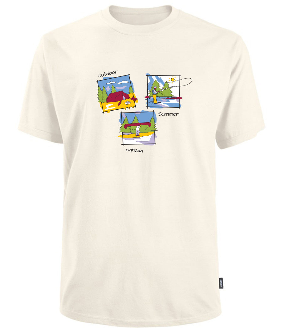 Canadiana Scenes - Short sleeve t-shirt (unisex)