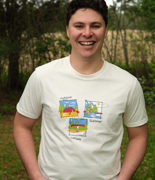 Canadiana Scenes - Short sleeve t-shirt (unisex)