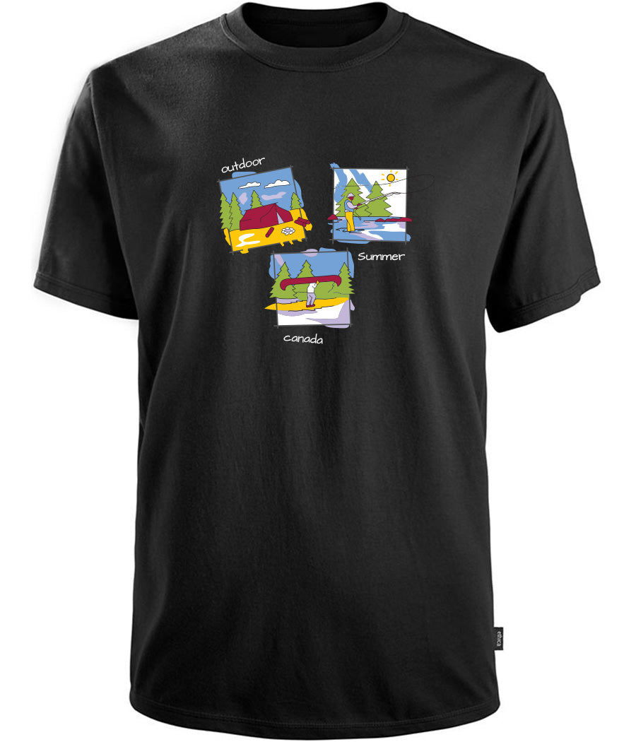 Canadiana Scenes - Short sleeve t-shirt (unisex)