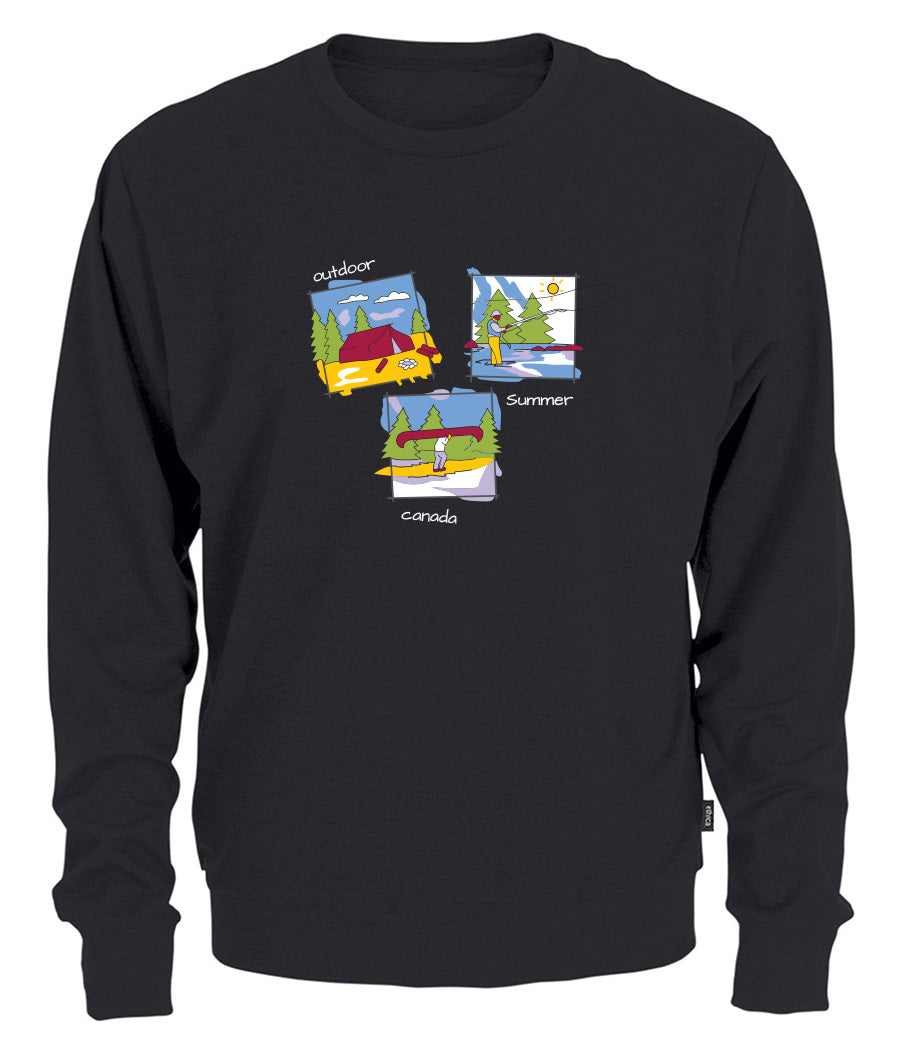 Canadiana Scenes  - Crewneck sweatshirt (unisex)