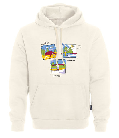 Canadiana Scenes - Hooded sweatshirt (unisex)