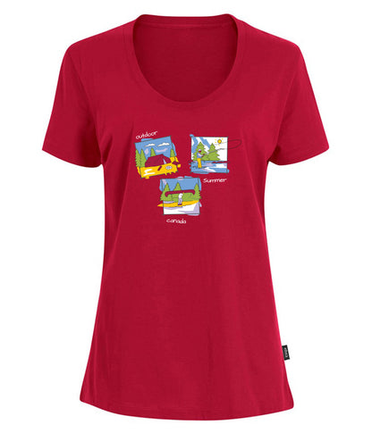 Canadiana Scenes - Short sleeve t-shirt (ladies)