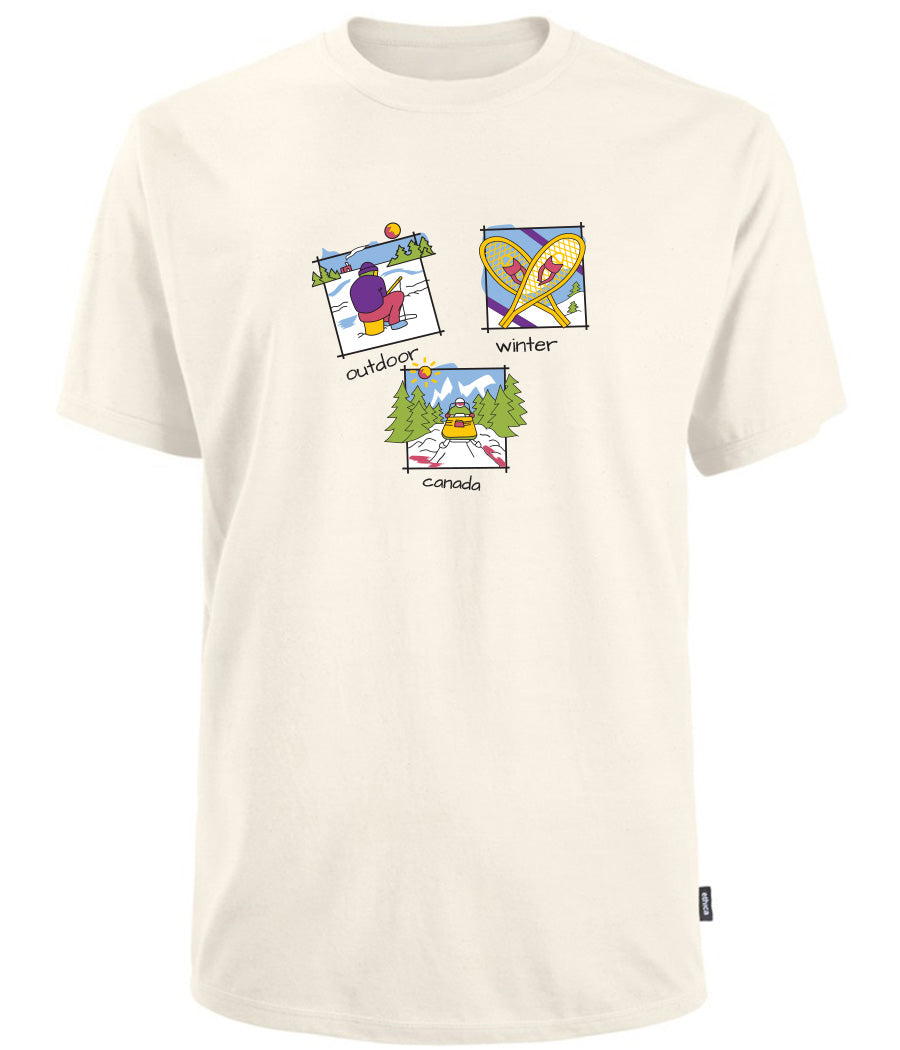 Canadiana Scenes - Short sleeve t-shirt (unisex)