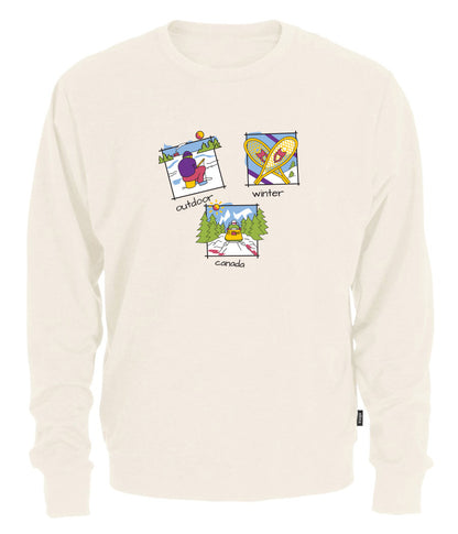 Canadiana Scenes  - Crewneck sweatshirt (unisex)