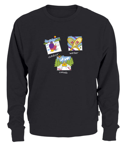 Canadiana Scenes  - Crewneck sweatshirt (unisex)