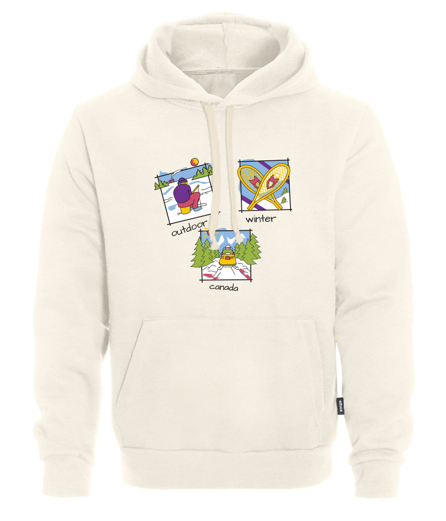 Canadiana Scenes - Hooded sweatshirt (unisex)