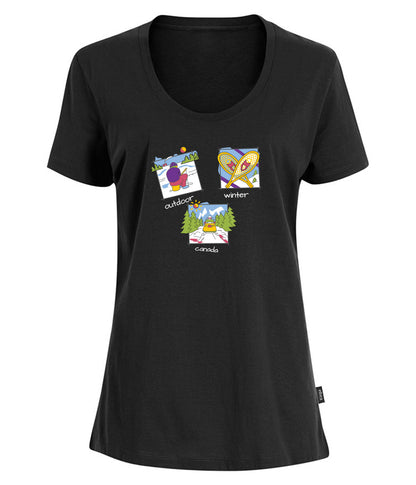 Canadiana Scenes - Short sleeve t-shirt (ladies)