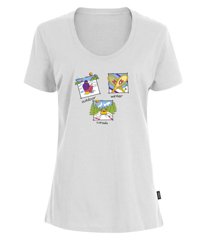 Canadiana Scenes - Short sleeve t-shirt (ladies)