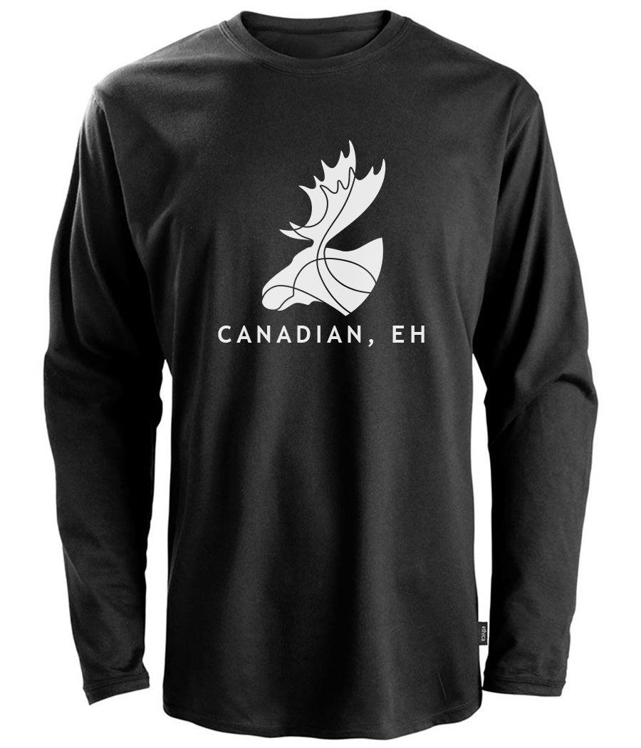 Proud Canadian, Eh / Canadien, Hein -  Long sleeve t-shirt (unisex)