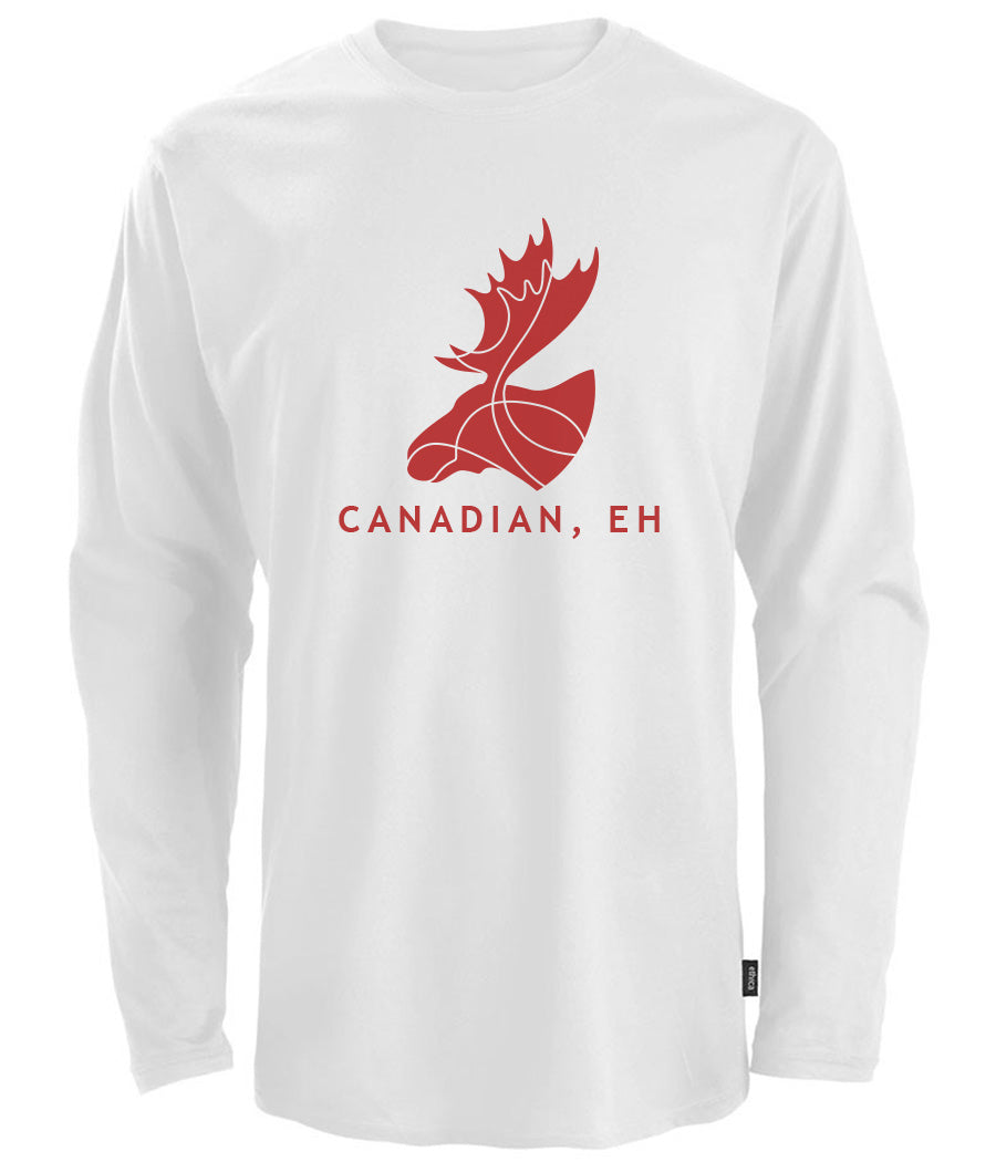 Proud Canadian, Eh / Canadien, Hein -  Long sleeve t-shirt (unisex)