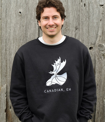 Fier Canadien, Eh / Canadien, Hein - Sweat-shirt Crewneck (unisexe)