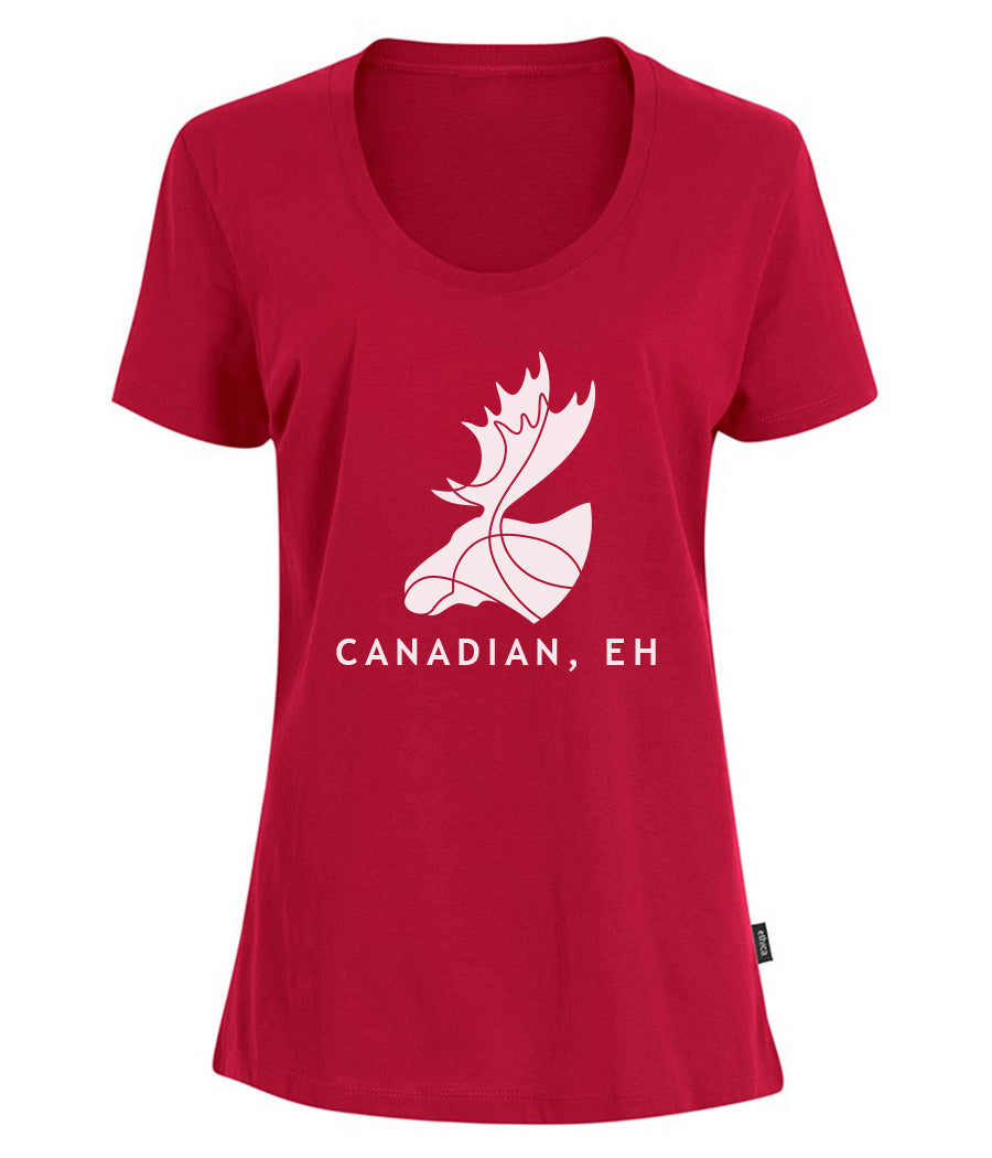 Proud Canadian, Eh / Canadien, Hein - Short sleeve t-shirt (ladies)