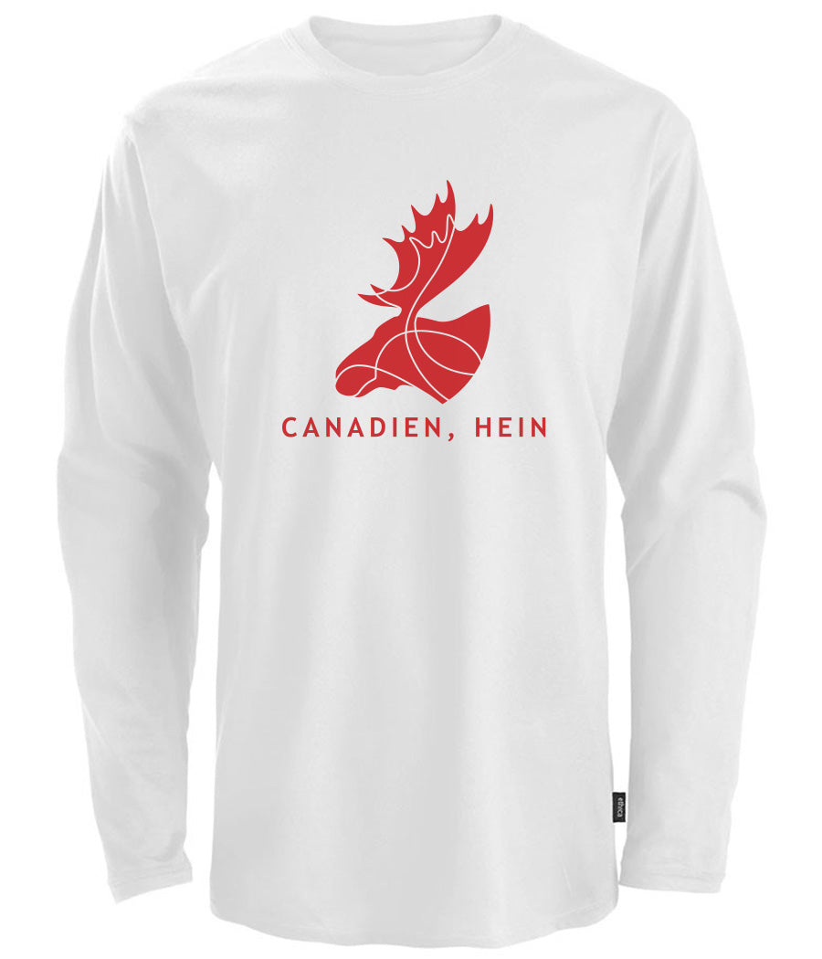 Proud Canadian, Eh / Canadien, Hein -  Long sleeve t-shirt (unisex)