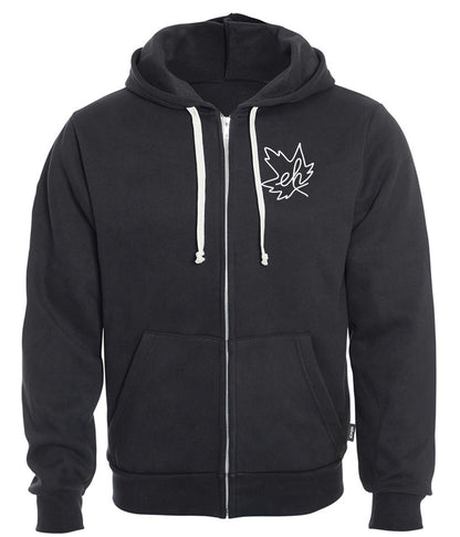 Eh Leaf - Hooded full zip sweatshirt (unisex)